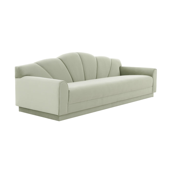 Bianca Moss Green Velvet Sofa - Home And Beyond