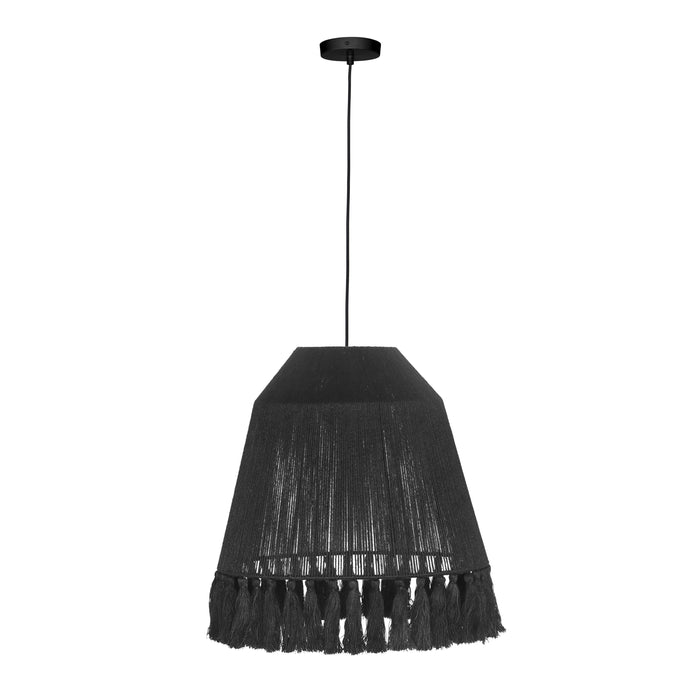 Bokaro Black Jute Large Pendant Lamp image