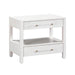 Brandyss White Burl Nightstand image