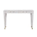 Brandyss White Burl Work Desk - Home And Beyond