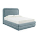 Briella Bluestone Velvet Bed in Queen image