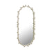 Bubbles Ivory Large Oval Wall Mirror - Home And Beyond