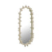 Bubbles Ivory Oval Wall Mirror - Home And Beyond