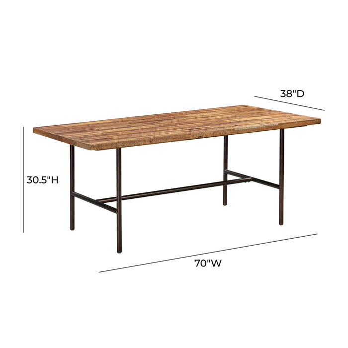 Bushwick Wooden Dining Table - Home And Beyond