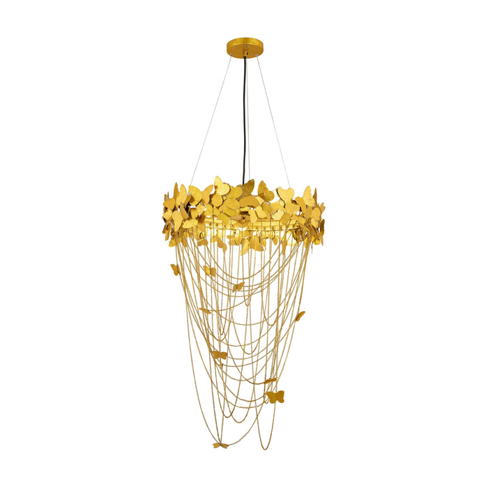 Butterfly Gold Chandelier - Home And Beyond