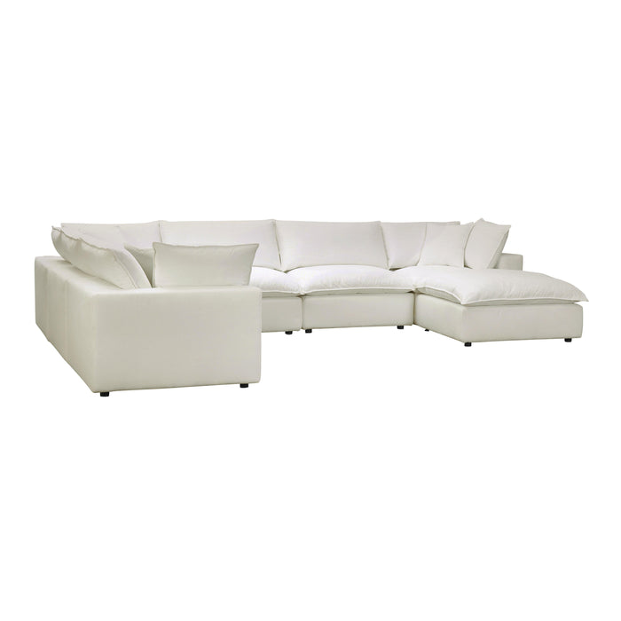 Cali Natural Modular Large Chaise Sectional - Home And Beyond