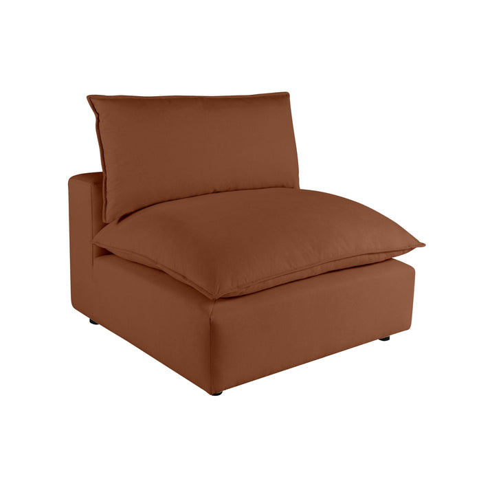 Cali Rust Armless Chair image