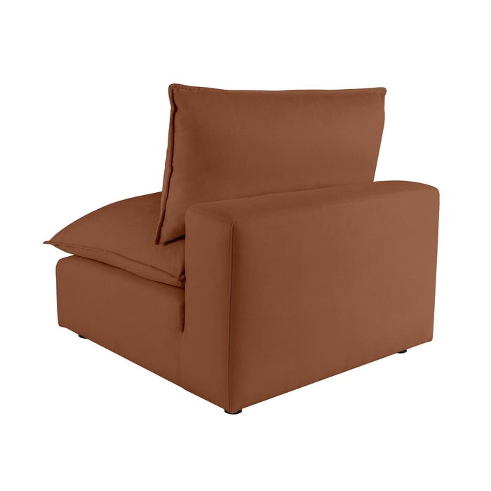 Cali Rust Armless Chair - Home And Beyond