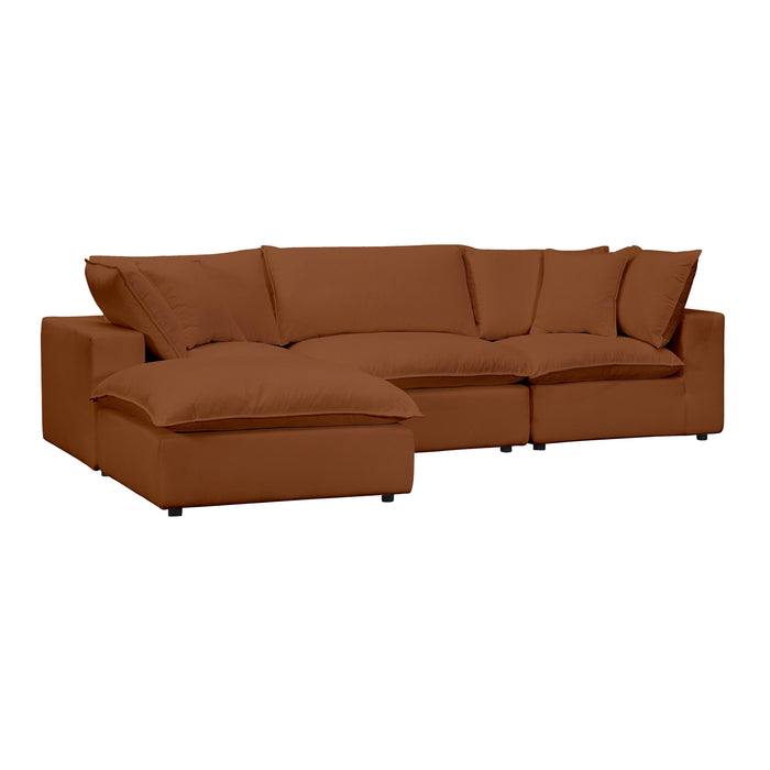 Cali Rust Modular 4 Piece Sectional