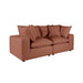 Cali Rust Modular Loveseat image