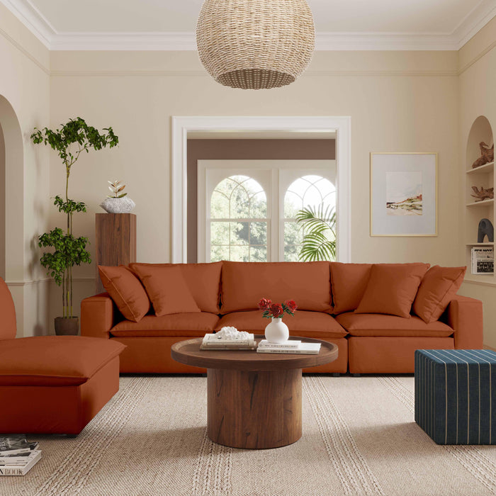 Cali Rust Modular 4 Piece Sectional