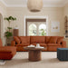 Cali Rust Modular 4 Piece Sectional - Home And Beyond