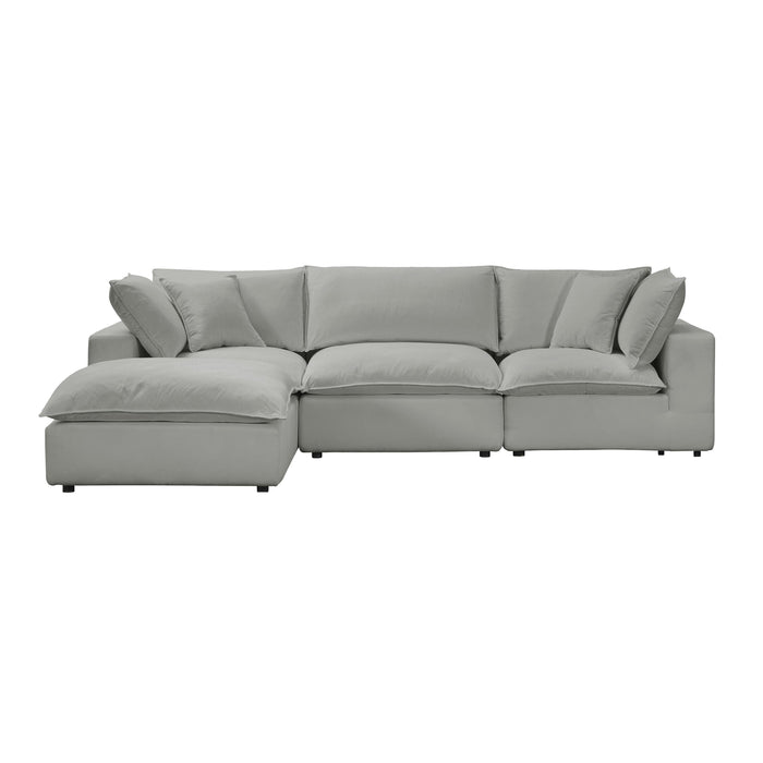 Cali Slate Modular 4 Piece Sectional - Home And Beyond