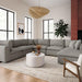 Cali Slate Modular Large Chaise Sectional - Home And Beyond