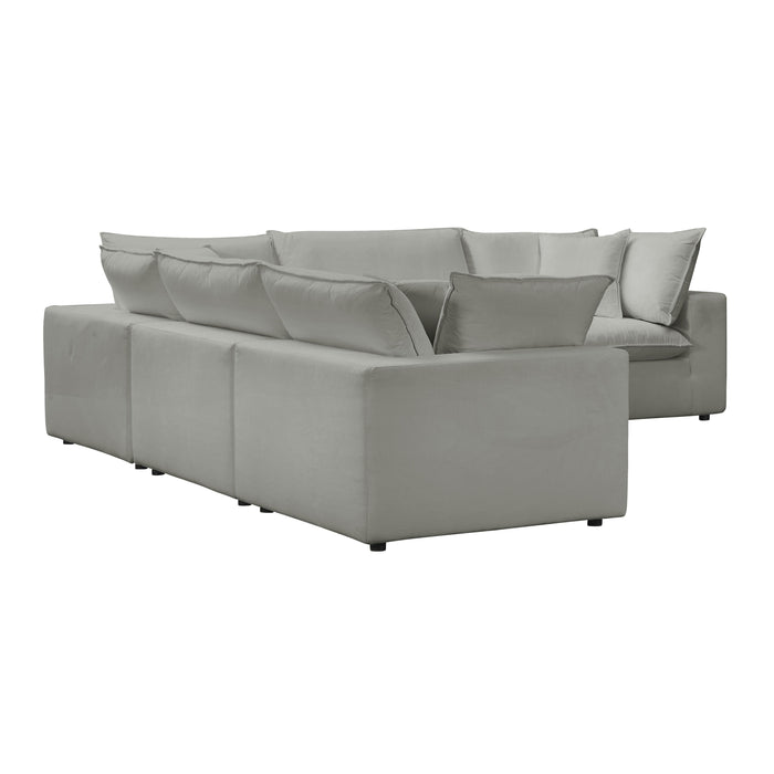 Cali Slate Modular L-Sectional - Home And Beyond