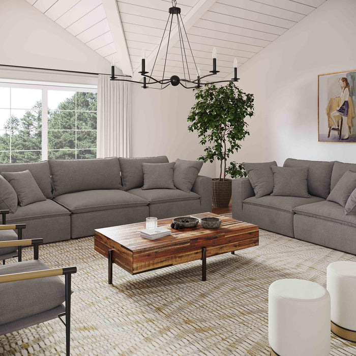 Cali Slate Modular Loveseat - Home And Beyond