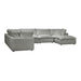 Cali Slate Modular Large Chaise Sectional - Home And Beyond