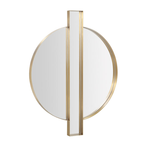 Carri Gold Round Wall Mirror image