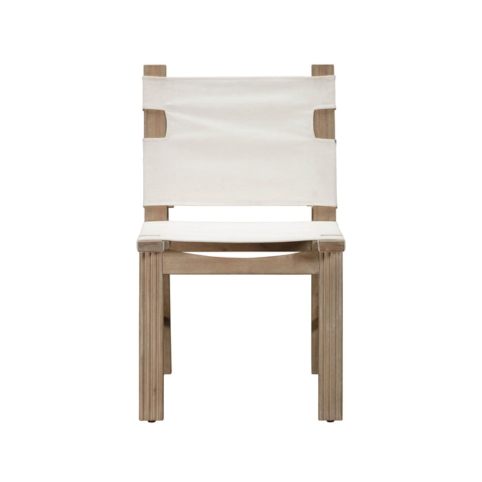 Cassie Cream Outdoor Dining Chair - Set of 2 - Home And Beyond