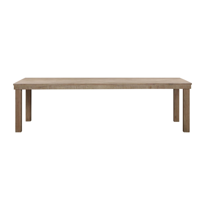 Cassie Natural 108 Inch Rectangular Outdoor Dining Table - Home And Beyond