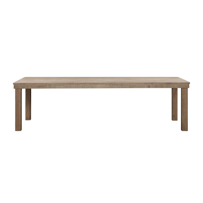 Cassie Natural 108 Inch Rectangular Outdoor Dining Table