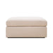 Catarina Cream Ottoman - Home And Beyond