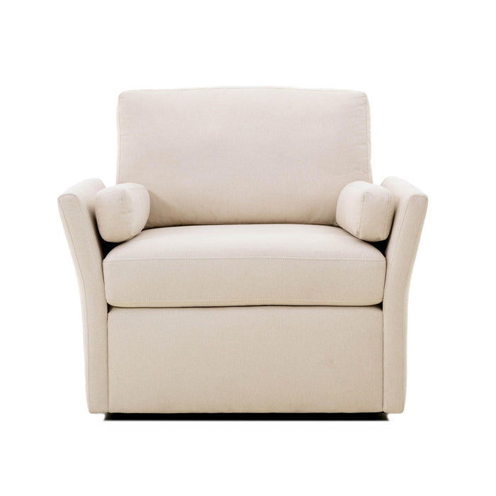 Catarina Cream Swivel Accent Chair - Home And Beyond