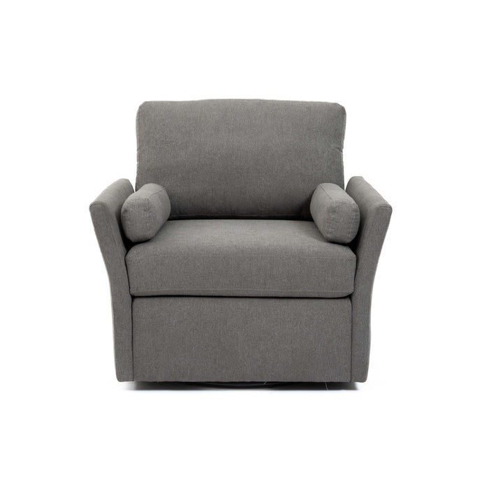 Catarina Gray Swivel Accent Chair - Home And Beyond