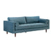 Cave Dusty Blue Velvet Sofa image