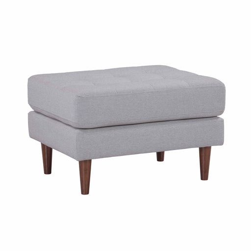 Cave Gray Tweed Ottoman image