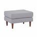 Cave Gray Tweed Ottoman image