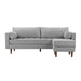 Cave Gray Tweed Sectional - Home And Beyond