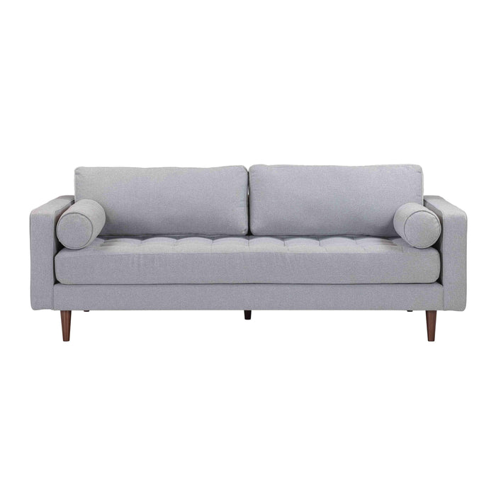 Cave Gray Tweed Sofa - Home And Beyond