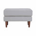 Cave Gray Tweed Ottoman - Home And Beyond