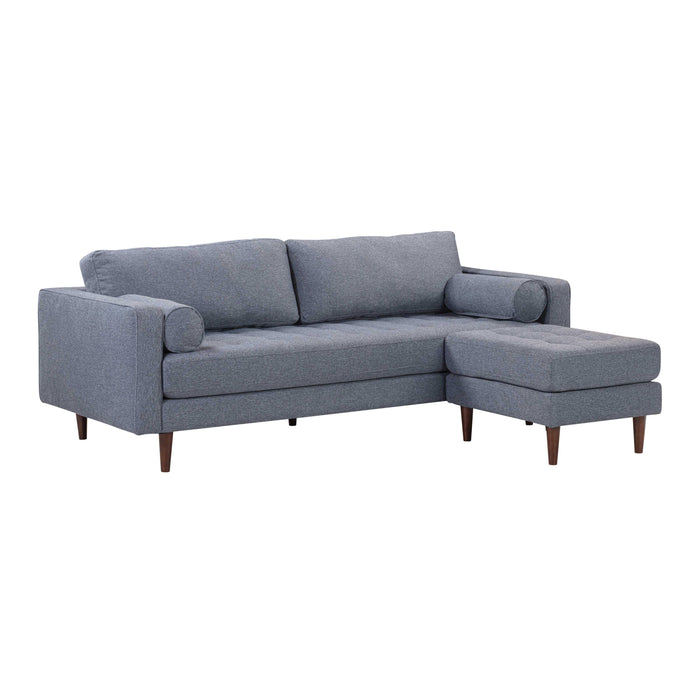Cave Navy Tweed Sectional image
