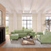 Cave Sage Green Velvet Sofa - Home And Beyond