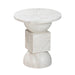 Chip Marble Print Indoor / Outdoor Side Table - Home And Beyond