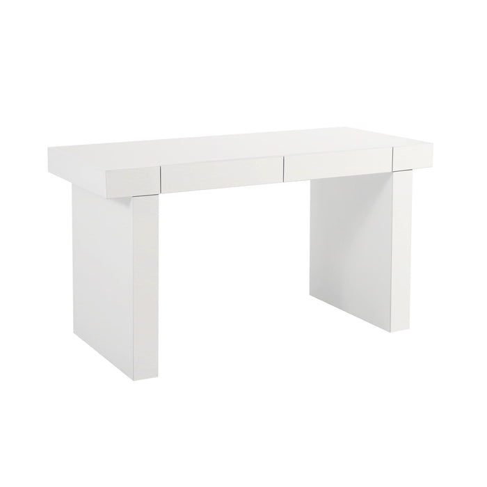 Clara Glossy White Lacquer Desk image