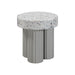 Clover Faux Terrazzo Indoor / Outdoor Round Side Table - Home And Beyond