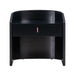 Collins Black Lacquer Nightstand - Home And Beyond