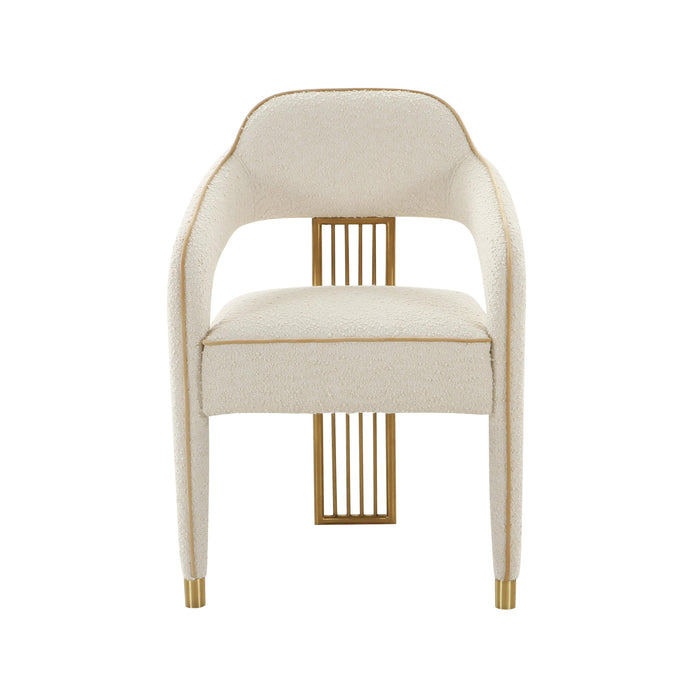 Corralis Cream Boucle Dining Chair - Home And Beyond