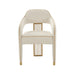 Corralis Cream Boucle Dining Chair - Home And Beyond