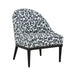 Crystal Velvet Patterned Accent Chair image