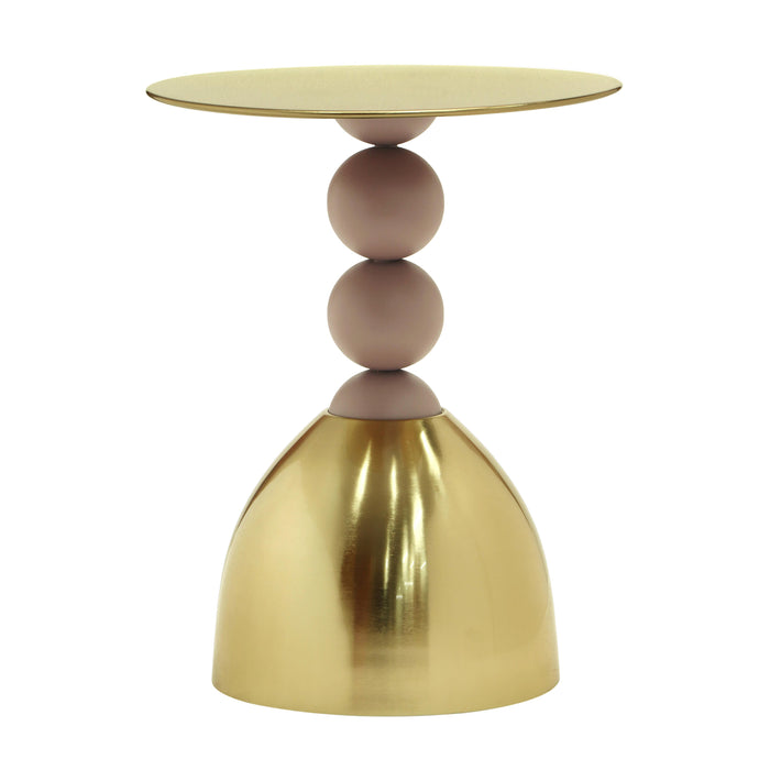 Daleyza Gold Side Table - Home And Beyond