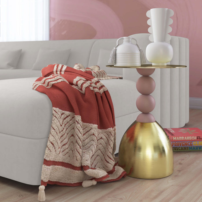 Daleyza Gold Side Table - Home And Beyond