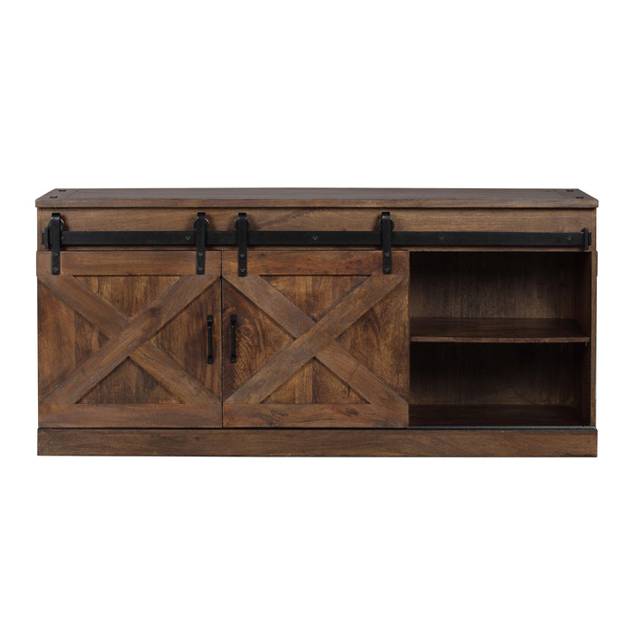 Dawson Rustic Brown Console - Home And Beyond