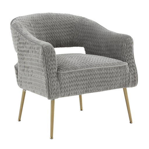 Diana Grey Velvet Accent Chair image