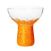 Dottie Clear Orange Dots Handblown Cocktail Glass - Set of 4 image