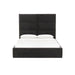 Eliana Black Velvet Queen Bed - Home And Beyond