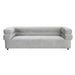 Elsa Light Grey Velvet Sofa - Home And Beyond